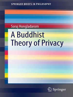 cover image of A Buddhist Theory of Privacy